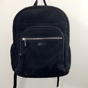 Vera Bradley XL Campus Backpack in Black